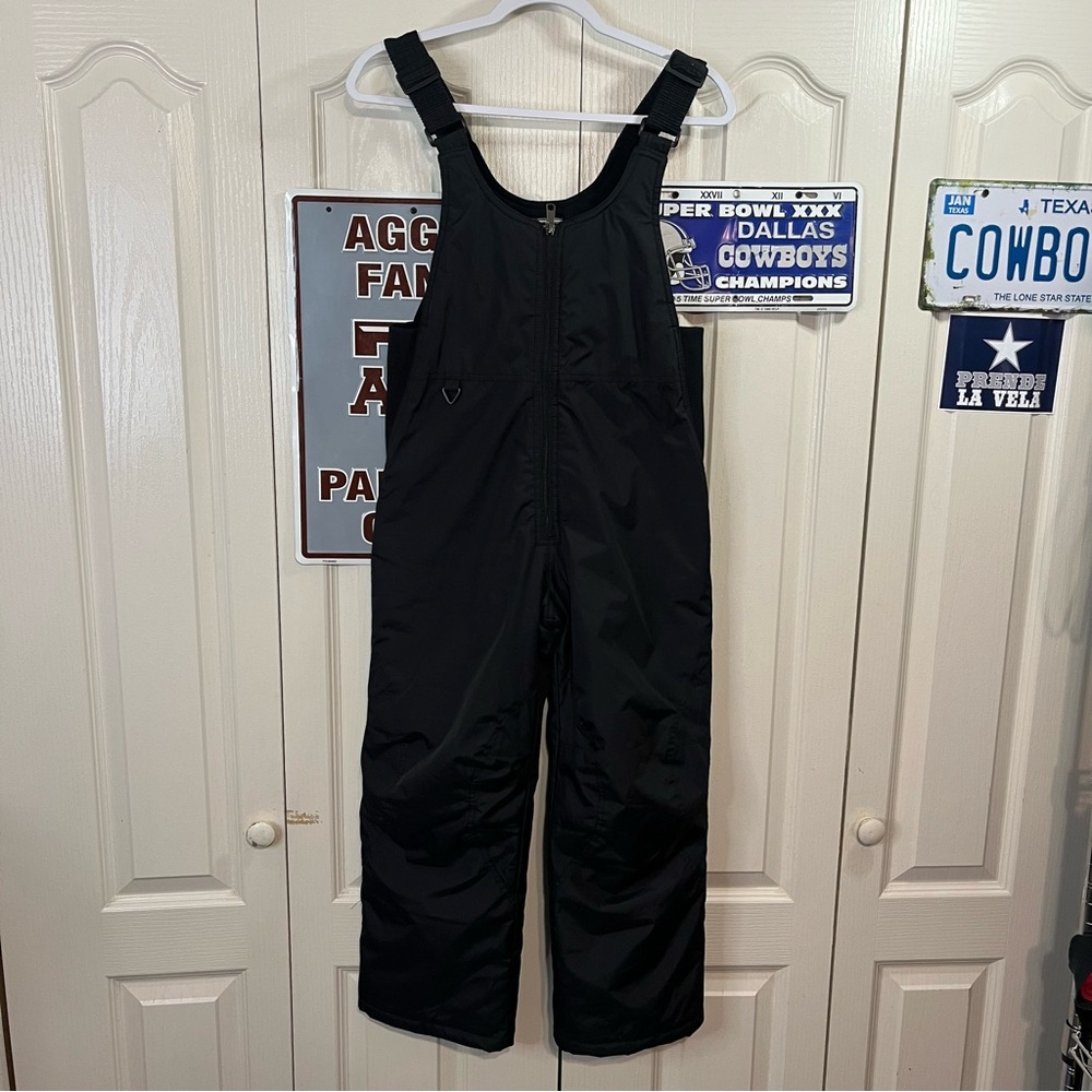 White Sierra Girls Insulated Snow Overalls